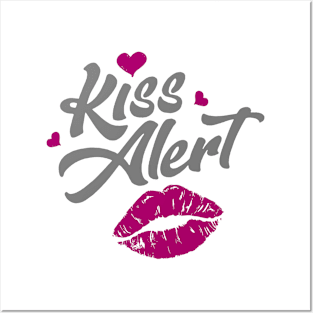 kiss lips love Posters and Art